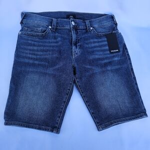 True Religion Men's Rocco Relaxed Skinny Jeans Shorts NWT Size-38